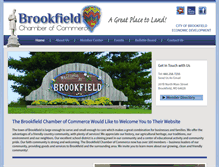 Tablet Screenshot of brookfieldmochamber.com